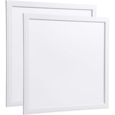 2x2ft Led Flat Panel Troffer Light With Built-in Driver, 5000k Daylight