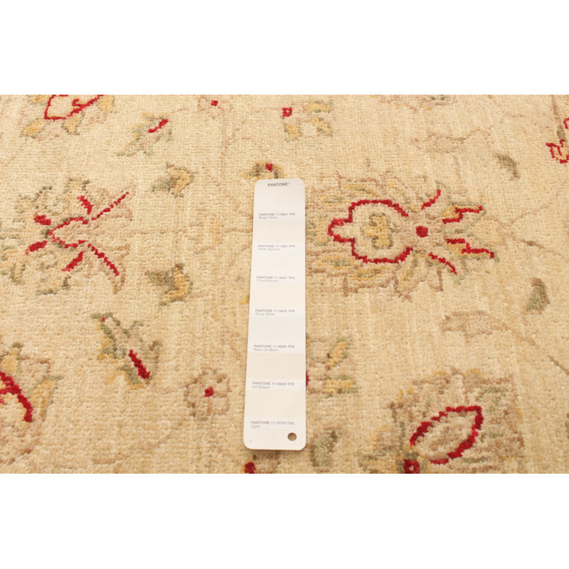 Tapis de couloir unique en laine noué à la main de style nouvel âge 2 pi 8 po x 9 pi 4 po Habibul