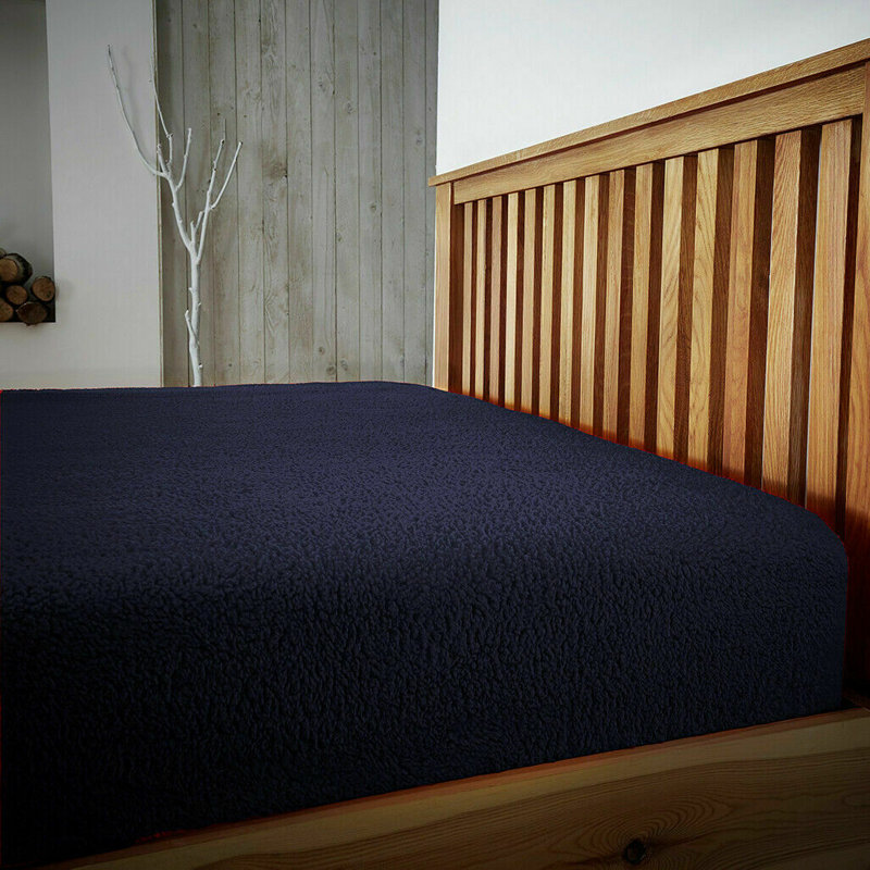 Teddy Plain Fitted Sheet, Single, Green
