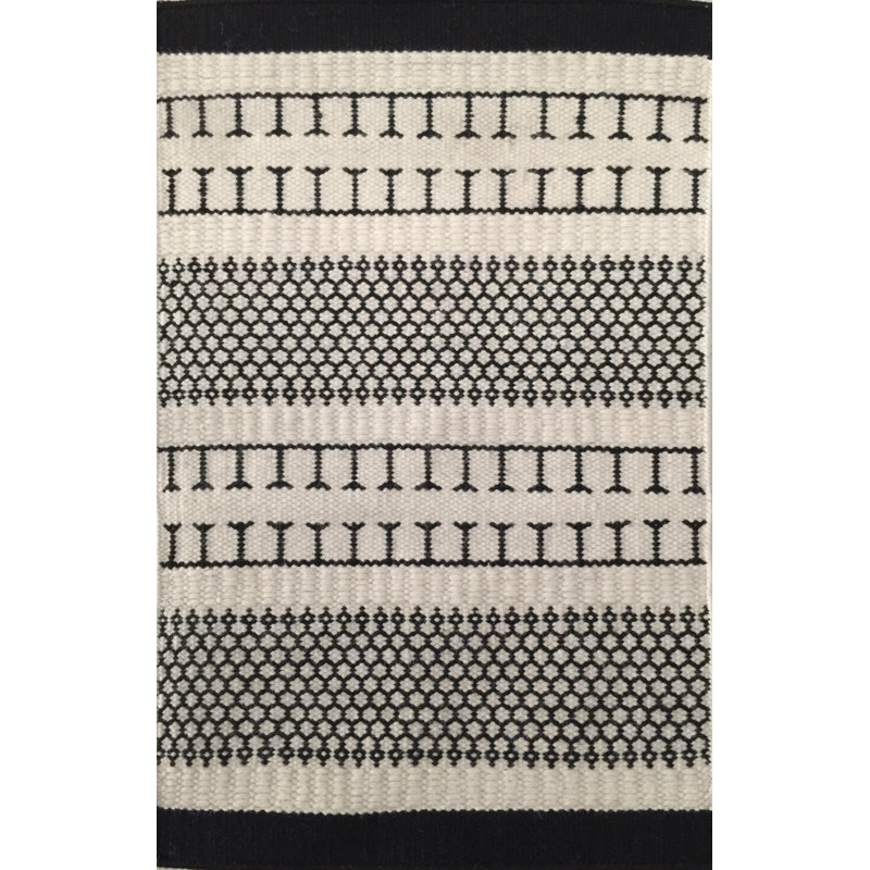 Traxler Wool Moroccan Indoor Rug, Rectangle 5' x 7'6"