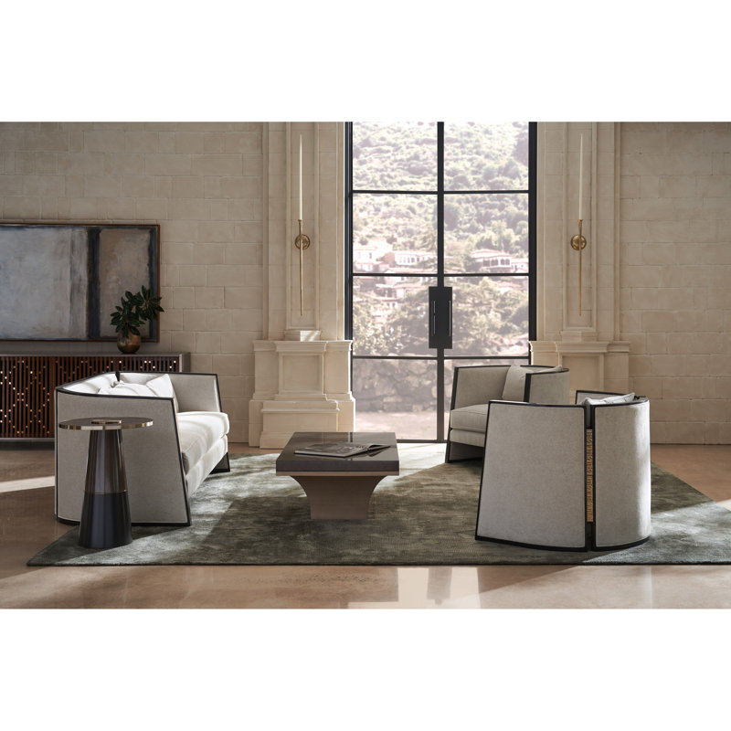 Cut Away Barrel Chair