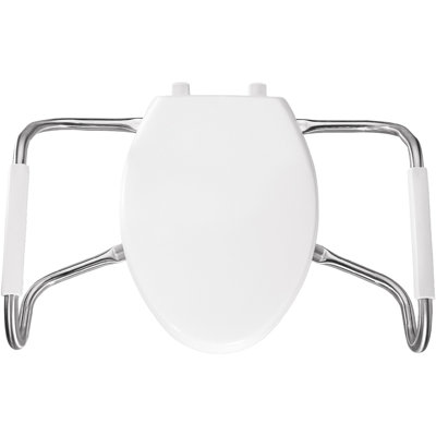 Siège de toilette allongé en plastique