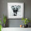 Proud Elephant - peinture encadrée-224129714-224129718