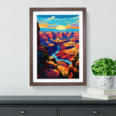 Grand Canyon Pop - Framed Print