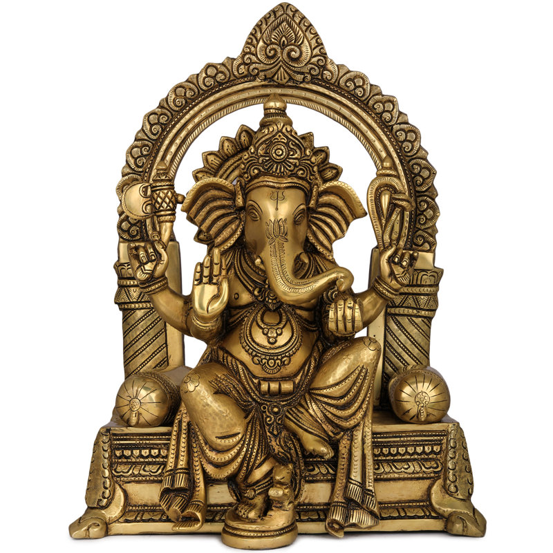 Raja Ganesha Viraajman On Singhasan