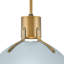 Luminaire suspendu en dôme à 1 lumière Clendon-38031696-74008650-74008652