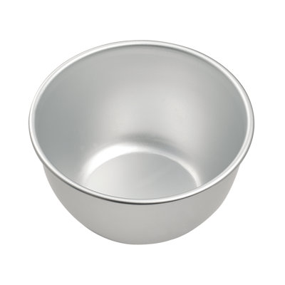 Samuel Groves Mermaid silver anodised pudding bowl