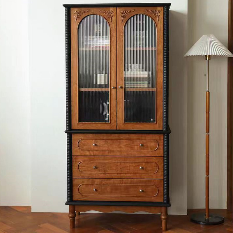 Brown Solid Wood Display Cases