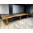 Big Live Edge Rectangular Solid Wood Handmade Conference Epoxy Table for 16-20 people