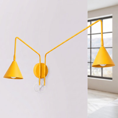 Steel Flush Mounted Sconce