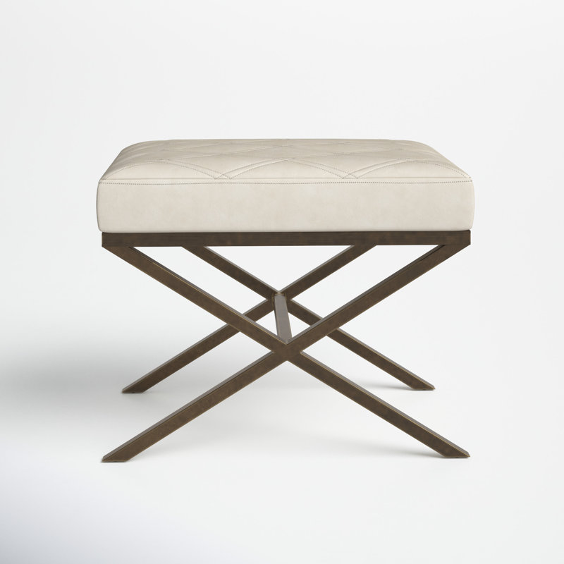 Madera Faux Leather Upholstered Bench