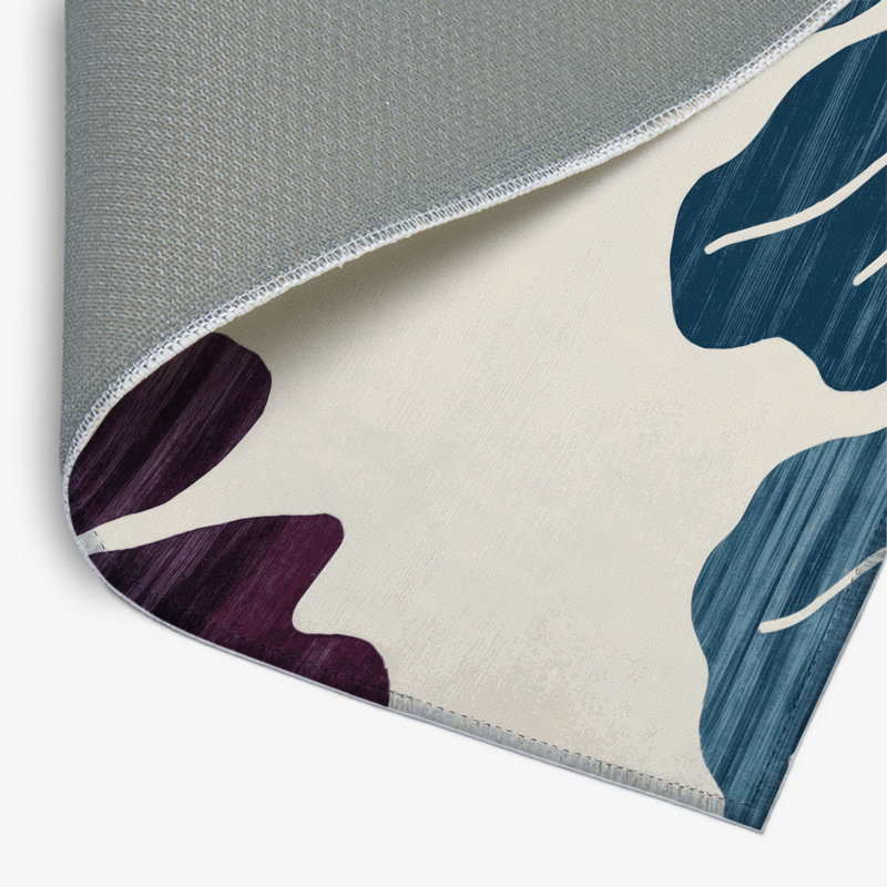 Tapis intérieur et extérieur beige Watercolor, Rectangle 4pi x 6 pi