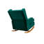 Chaise berçante d'intérieur, fauteuil d'appoint, fauteuil capitonné