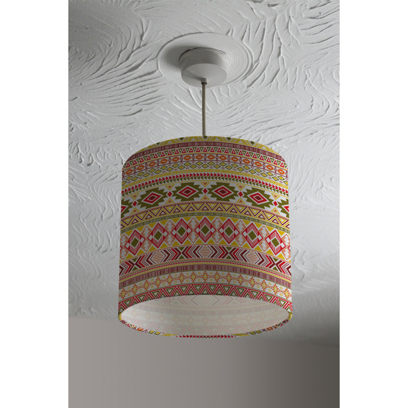Cotton Drum Lamp Shade ( Uno ), 22cm H x 25cm W x 25cm D