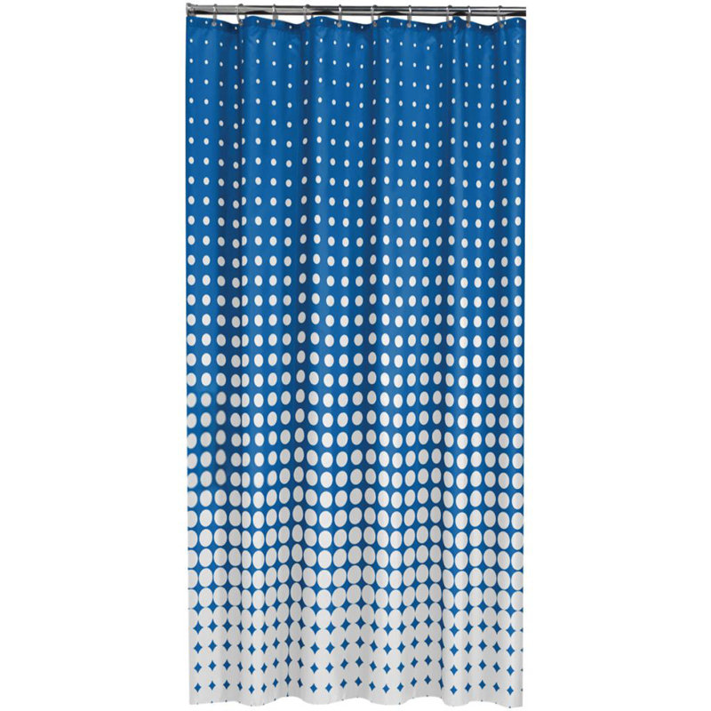 Sealskin Shower Curtain Speckles 180cm, Blue
