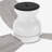 60"  3-Blade Flush Mounted White Ceiling Fan with Remote Control, without Light-2135301065