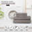 Lux Decor 4-Piece Ultra Soft Microfiber Sheet Set Deep Pocket Fitted Sheet, Wrinkle-Resistant & Easy Care Bedding-960111328-960111333