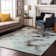 Premium Machine Washable Mehara AMF1688 Abstract Rug
