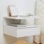 35cm W Engineered Wood Bedside Table