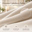 Lit rembourré avec tête de lit ajustable et sommier à lattes en bois, beige-1324135206-1324135210