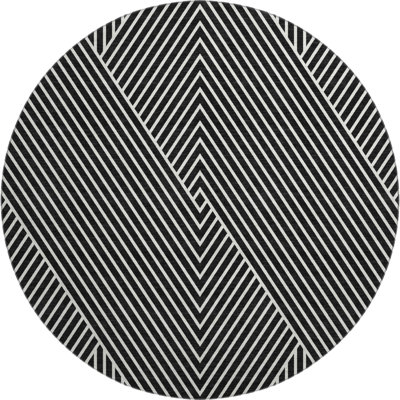 Premium Machine Washable Prisco Black Rug