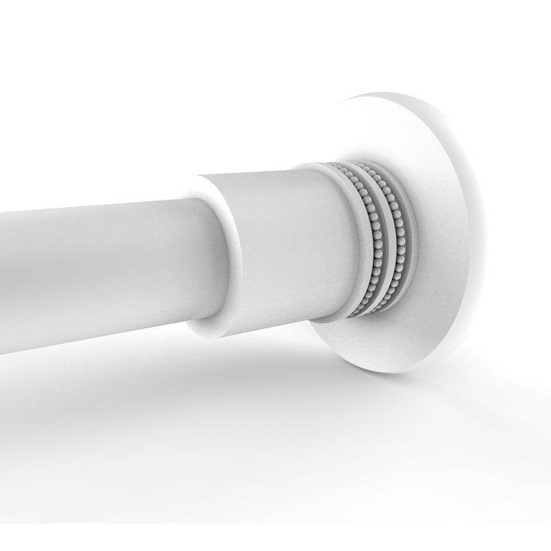Supports de tringle de douche Goble, Blanc mat