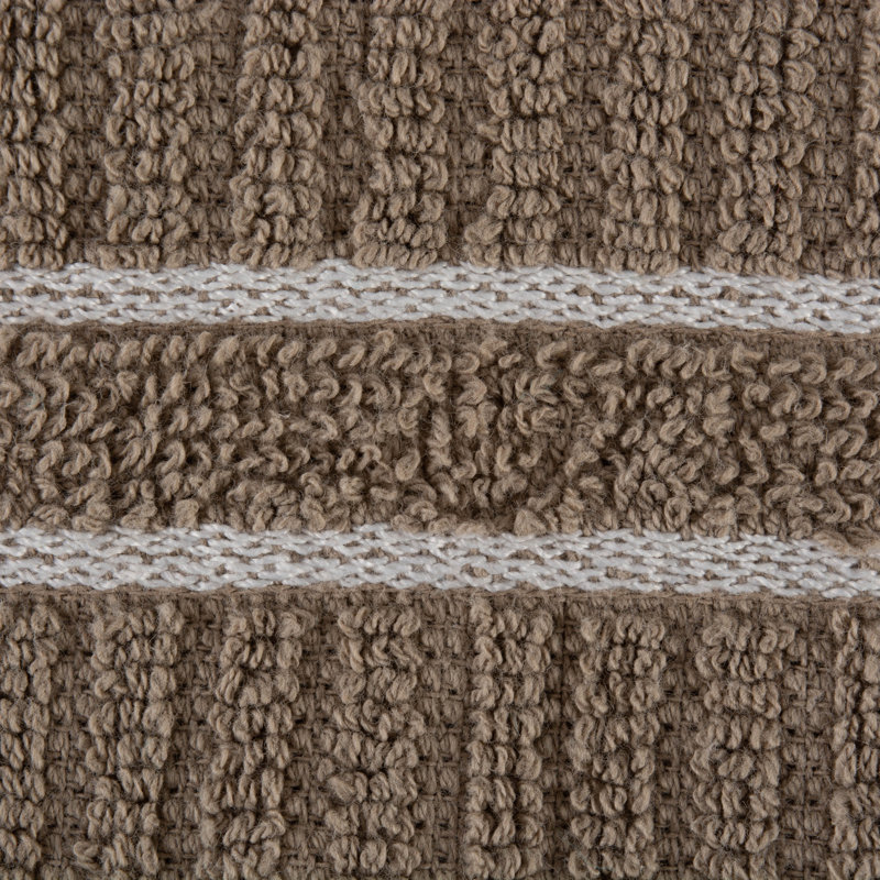 Ribbed Kitchen Towel Linen Set, Mocha