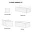 Literie pour lit de jour simple - brun, simili suède, housse de charme rustique, matelas doux, brun