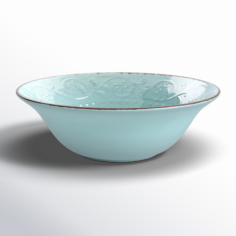 Beachcrest Home™ Nolanville Serving Bowl, Antique Turquoise