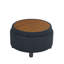 Table basse ronde avec rangement 25 pouces-9434482