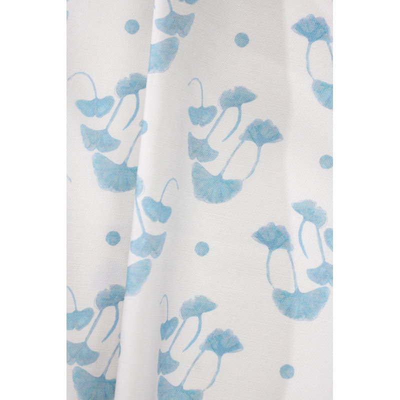 Ginkgo Square Pillow Cover & Insert, 22"H x 22"W, Chadwick Blue Floral