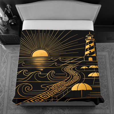 Couvre-lit matelassé Sunset