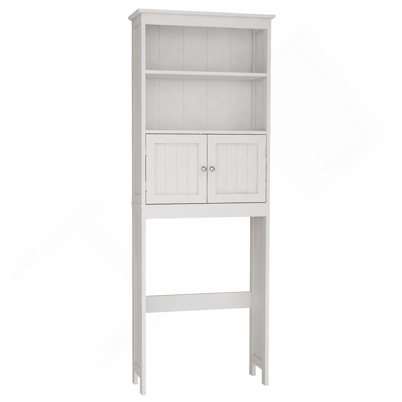 Étagère de rangement pour salle de bain à 2 niveaux