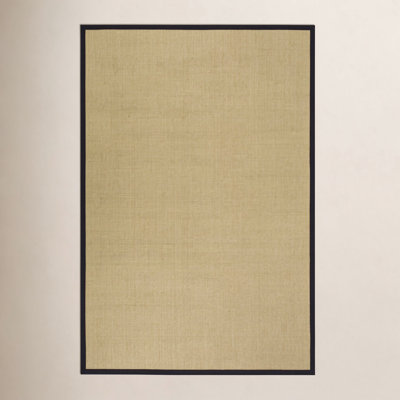 Maize Black Jute Rug