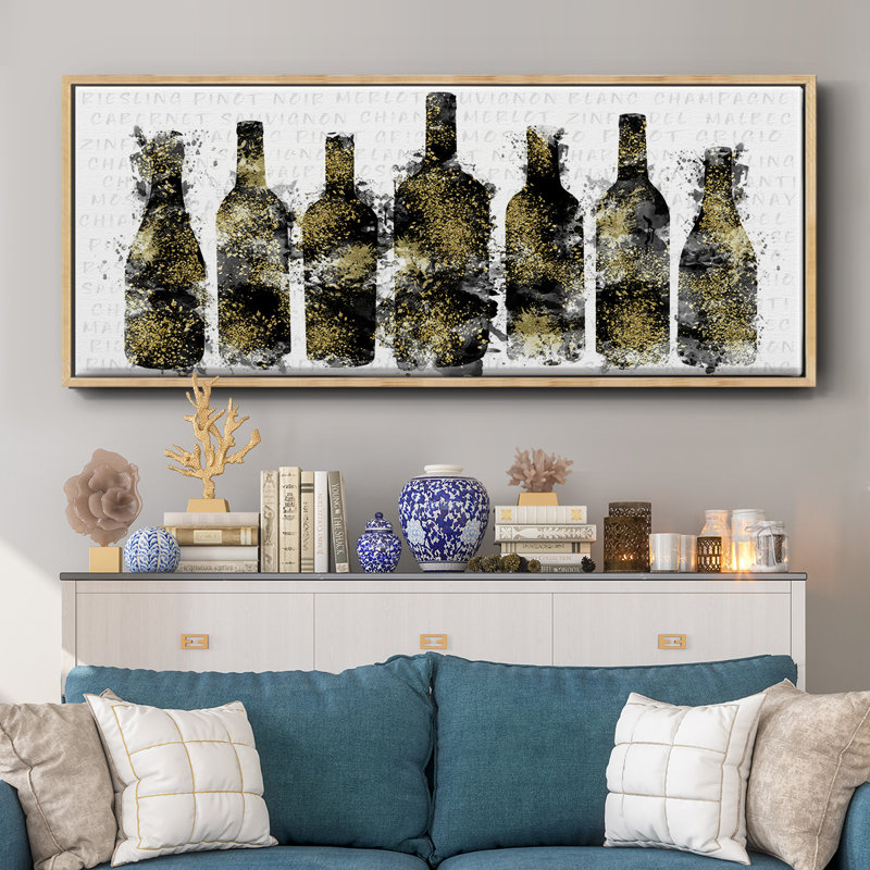 Vin sélection - toile encadrée, H 24 po x l 60 po