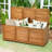 FRESCOLY 47.5'' W 47 Gallons Solid Wood Acacia Storage Bench in Brown