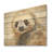 Thoughtful Sloth - Sloth Wood Art On Natural Pine Wood-1412758044