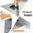 Caelum 30'' Wall-Mounted Single Bathroom Vanity Base Only