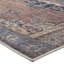 Tapis bleu / brun foncé lavable à la machine Beesley-1098109419