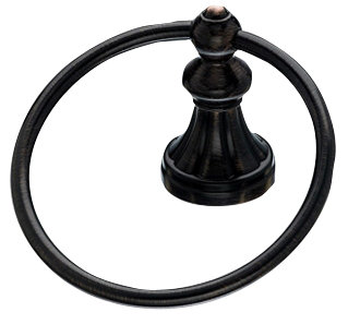 Hudson Bath  Towel Ring, Tuscan Bronze