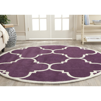 Carolene Hand Tufted Wool Geometric Rug