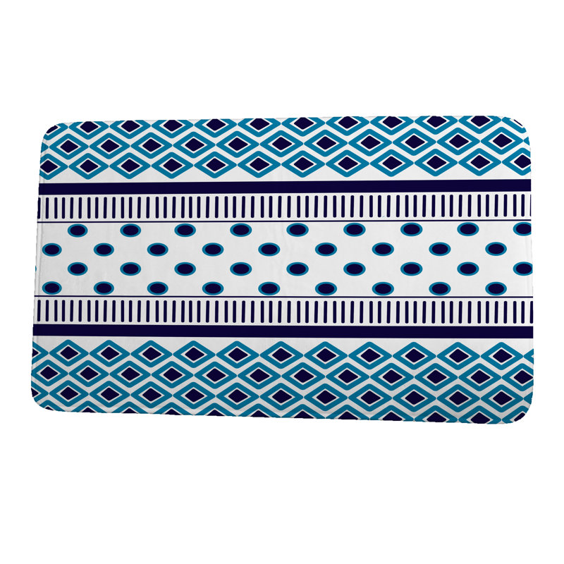 Descente de bain, Bleu marine, l 21 po x L 34 po
