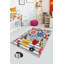 Tapis d'entrée élégant, impression numérique 3D, 3,9 x 4,9 pi | 100% polyester, antibactérien, envers en PVC antidérapant, hauteur des poils: 0,04 po, lavable à la machine, parfait pour le décor du salon et du vestibule-1390849687