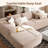 No Assembly Required Compression Packed Bonless Corduroy Fabric Sofa-995107886-991006486