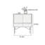 Petite armoire d'appoint en acier inoxydable