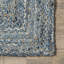 Tapis rayé bleu tressé à la main Wilde-1058885651
