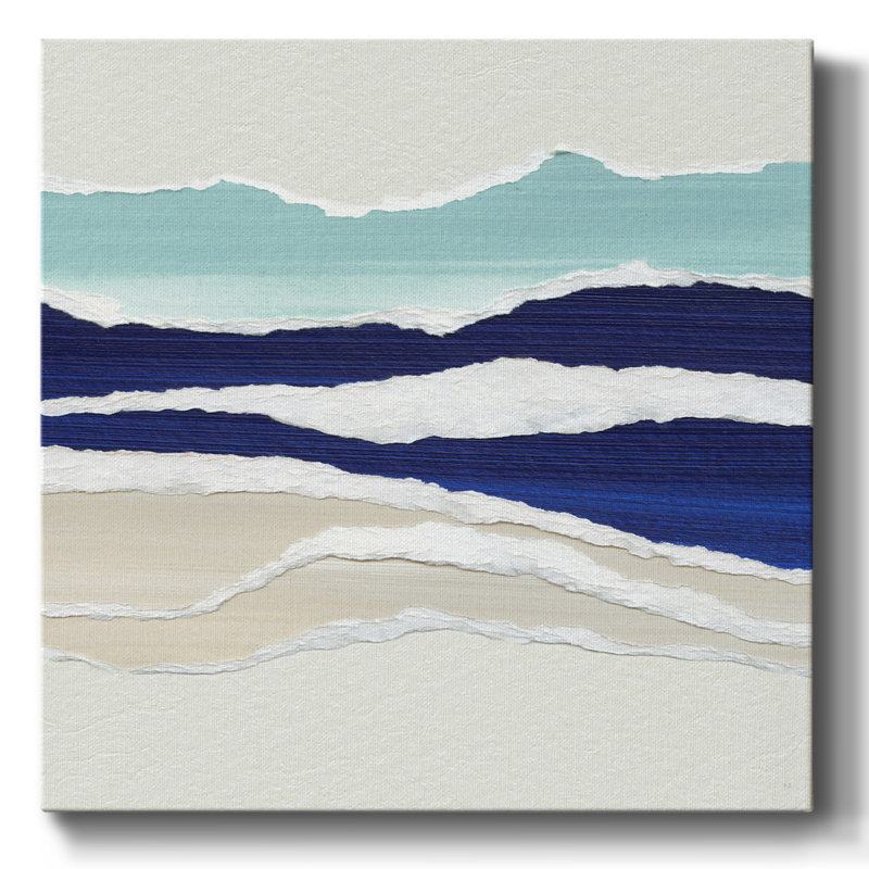 Sand and Waves II-Gallery, toile tendue, H 16 po x l 16 po