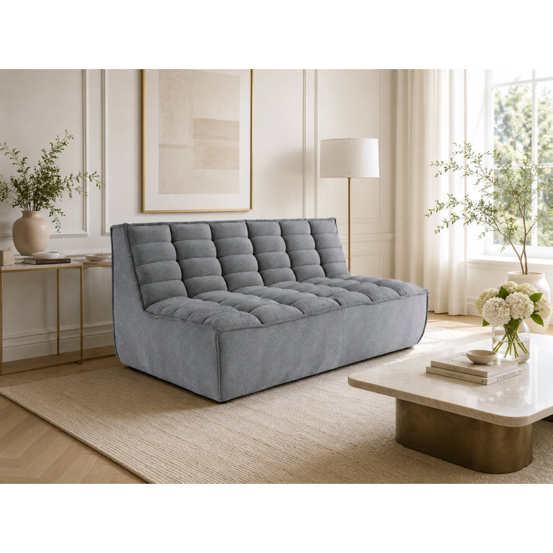 Sofa, Dark Grey Velvet