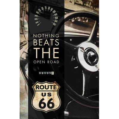 Route 66 - impression sur toile tendue