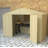 Woodbridge 10.5 ft. W x 5 ft. D Vinyl Storage Shed with Foundation